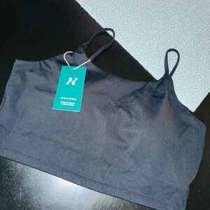 Halara sports bra / top size XL black (READ)